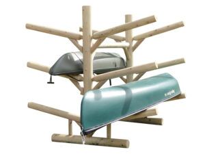 BEST SELLER: 6 Place Kayak / Canoe Rack – Double Sided