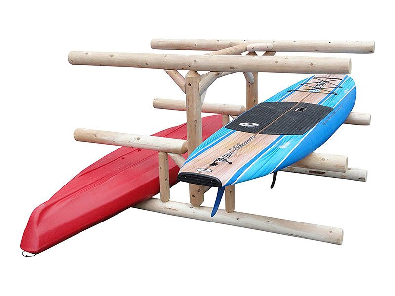 1-Paddleboat + 2 Canoes + 2 Kayak Rack / SUP Rack - Image 4